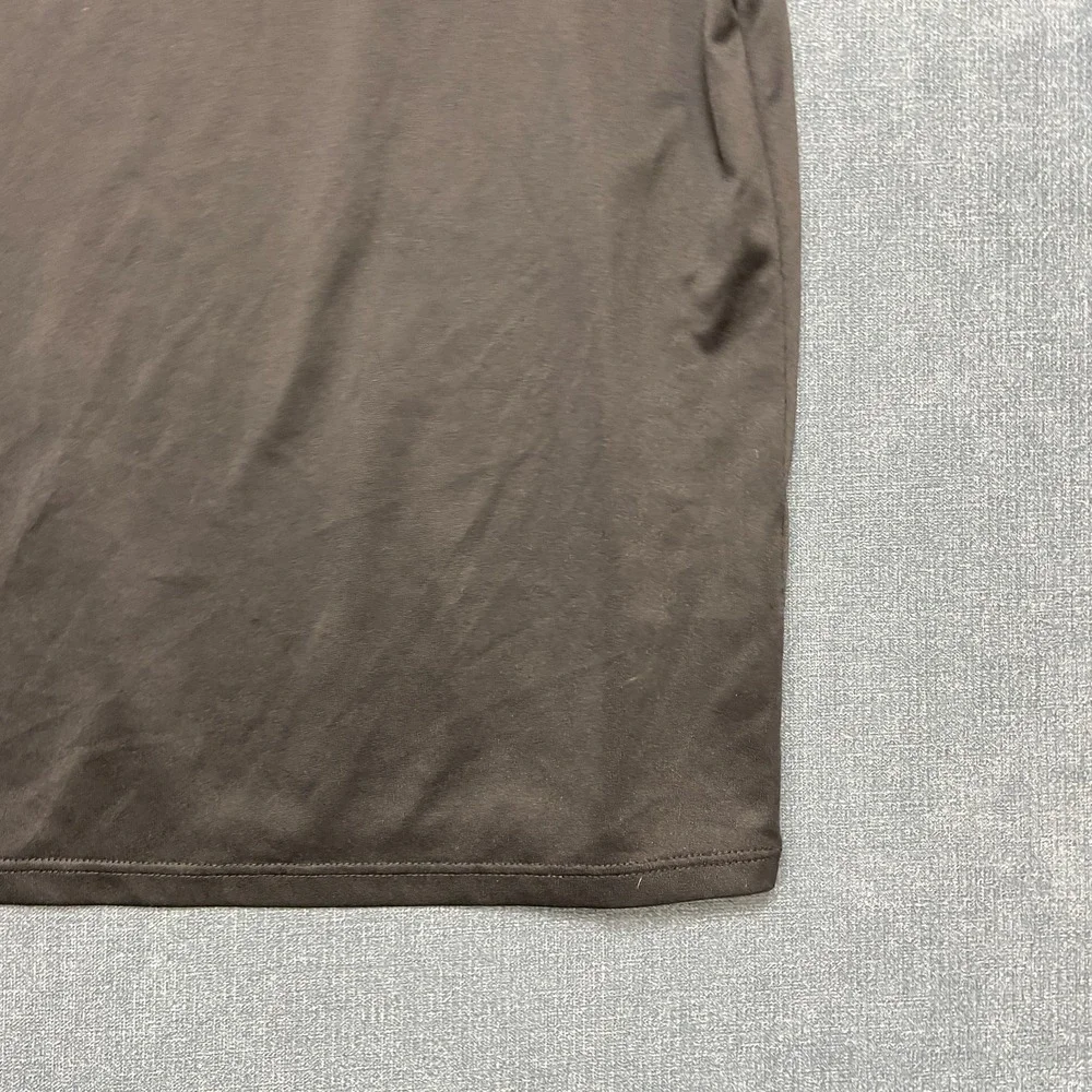 Nike Dri Fit T Shirt Mens M Black Swoosh Logo Crew Neck Short Sleeve Fitness Tee